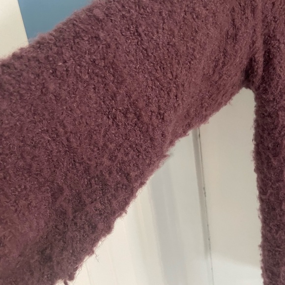 a.n.a Purple Comfy Cardigan Sweater in size Petite medium - Picture 4 of 5